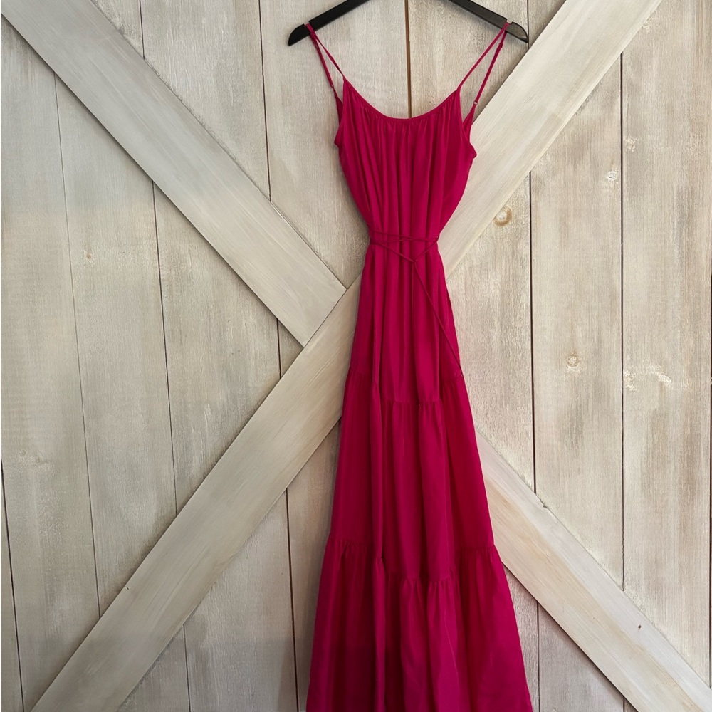 Banana Republic Fuchsia Maxi Dress